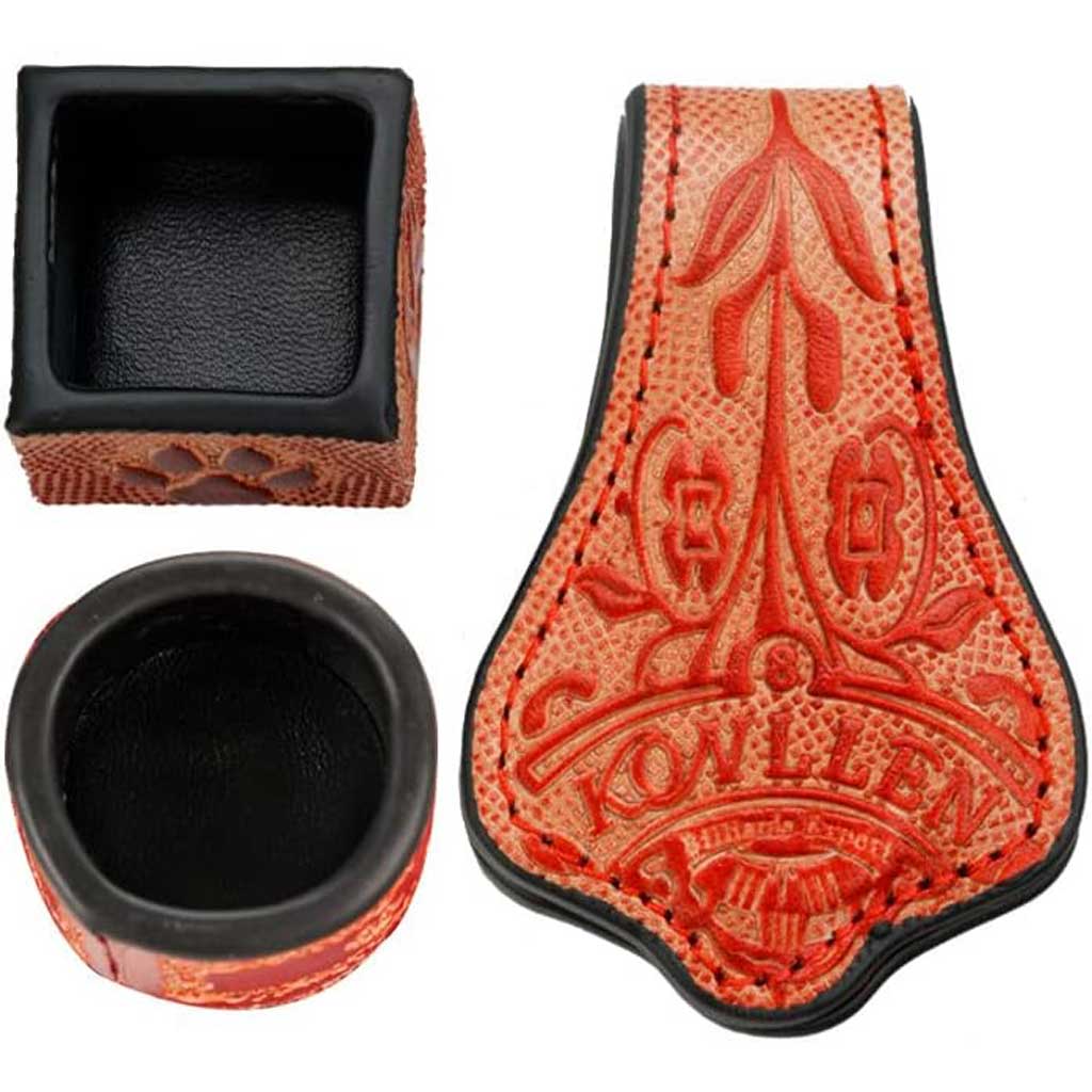 KONLLEN Leather Engraved Chalk Holder