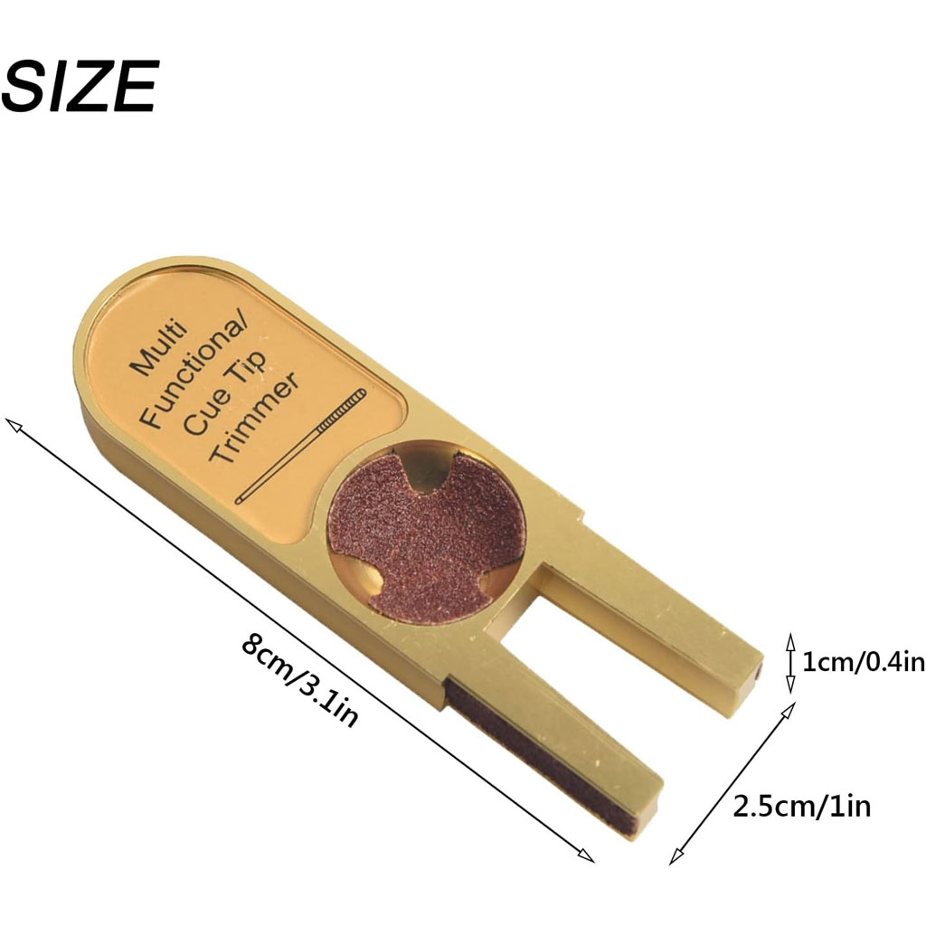 Lake of Fire Cue Tip Trimmer, Cue Tip Shaper - Image 2