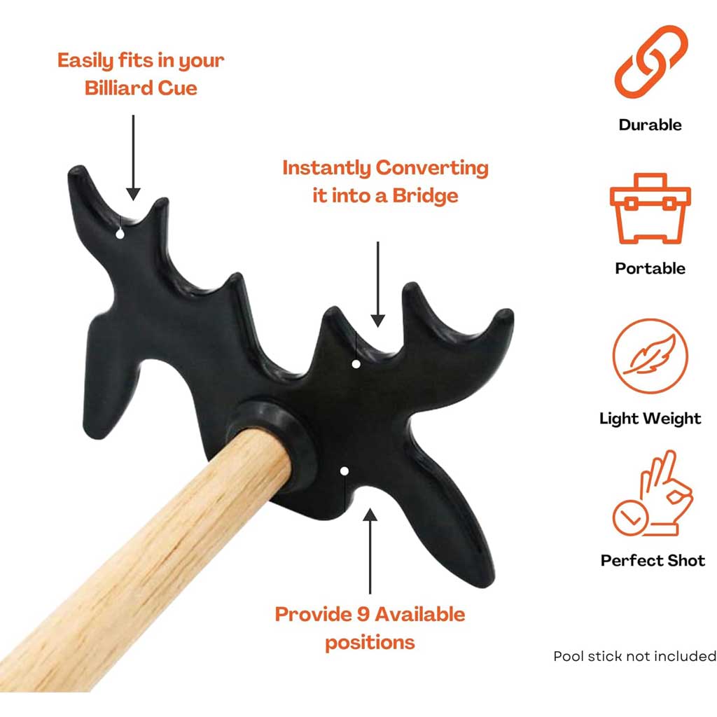 Slip-On Pool Cue Bridge Head - Image 4